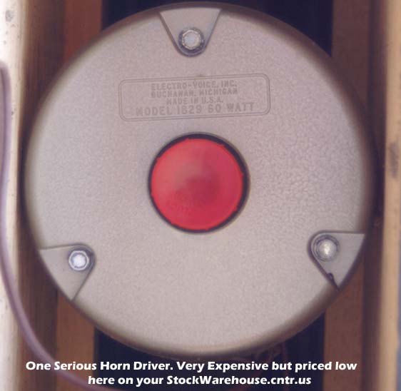 Electro Voice Model 1829 60 Watt Compression Driver, Very Nice !