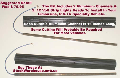 Here is the Lighted Threshhold Kit !