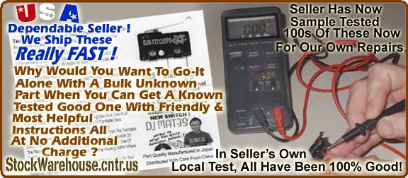 We Have Expereinced A 100% Success Rate With The Quality Of These Switches From DJ Mates!