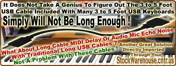 We Buy A 3-5 Foot Or Even Longer USB Keyboard Controller And They Never Think That A Little 3 Foot Might Not Be Long Enough ?